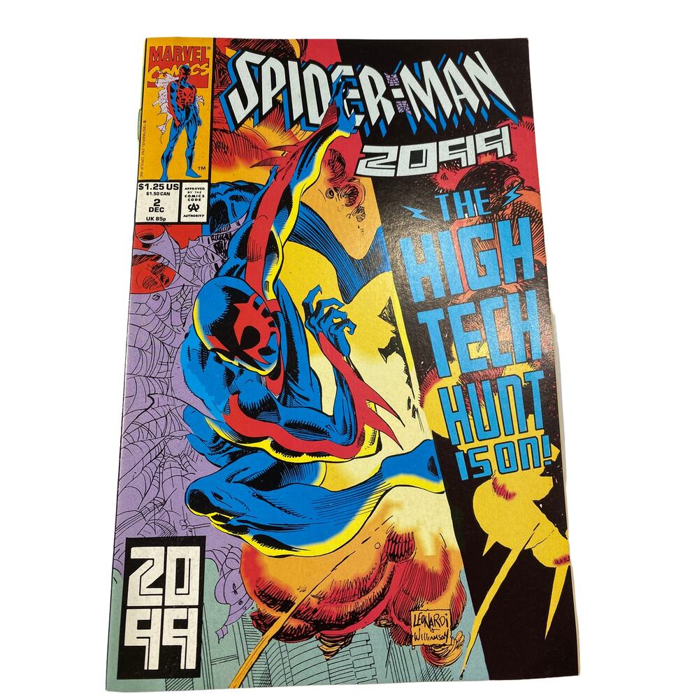 Spider-Man 2099 Vol 1 Dec 2 1992 Marvel High Tech Hunt Comic Book
